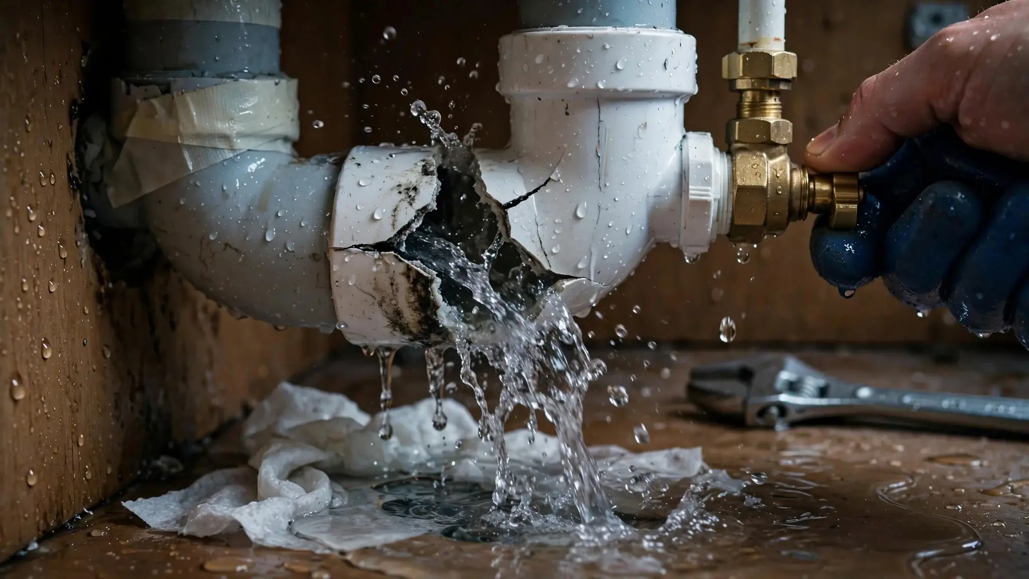 Burst Drain Pipe: What To Do Right Now — Tucson drain cleaning guide