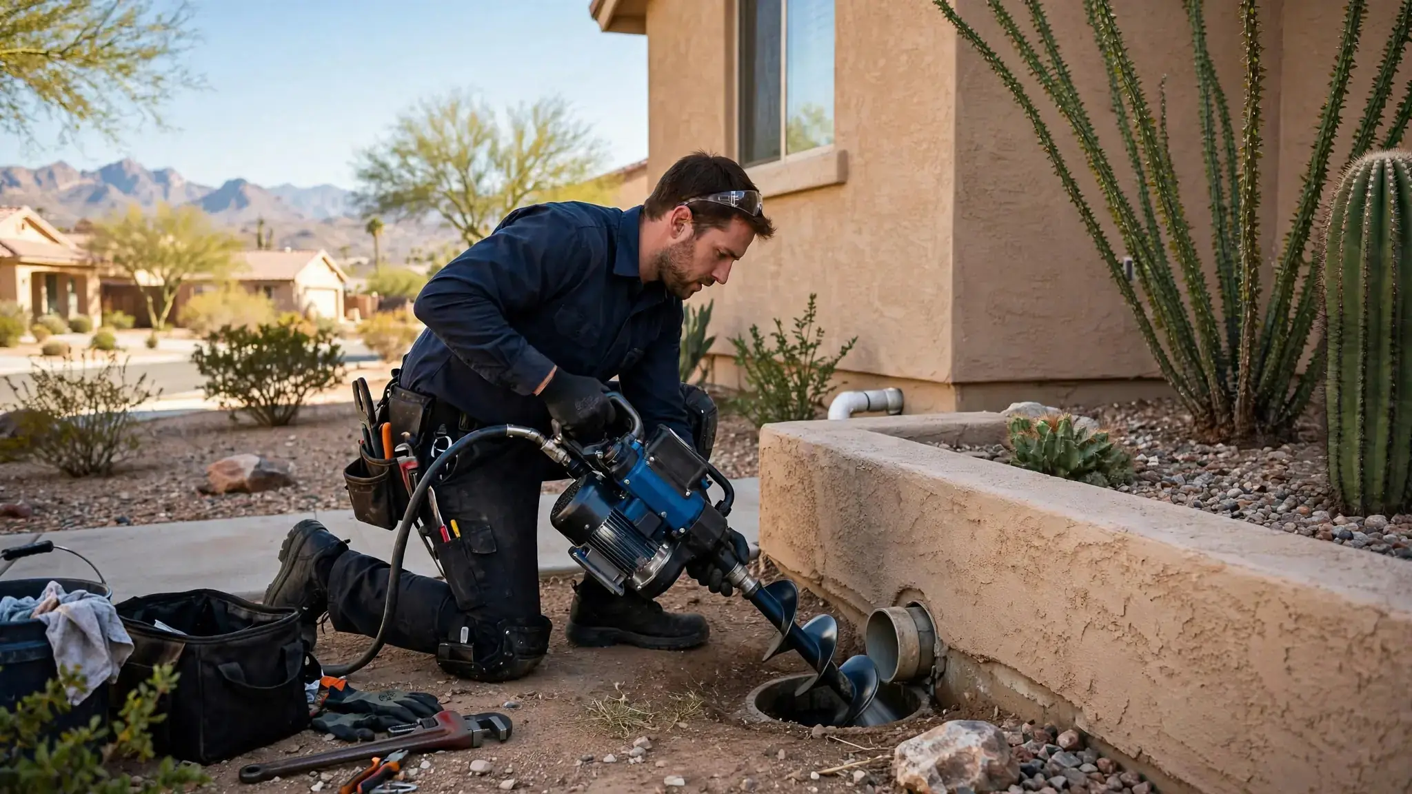 Emergency Broken Drain Line Repair In Tucson AZ