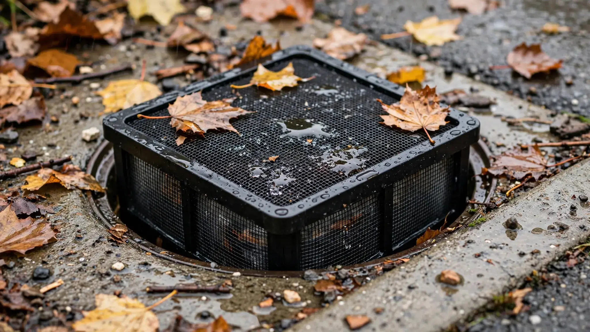 Protecting Outdoor Drains From Storm Debris