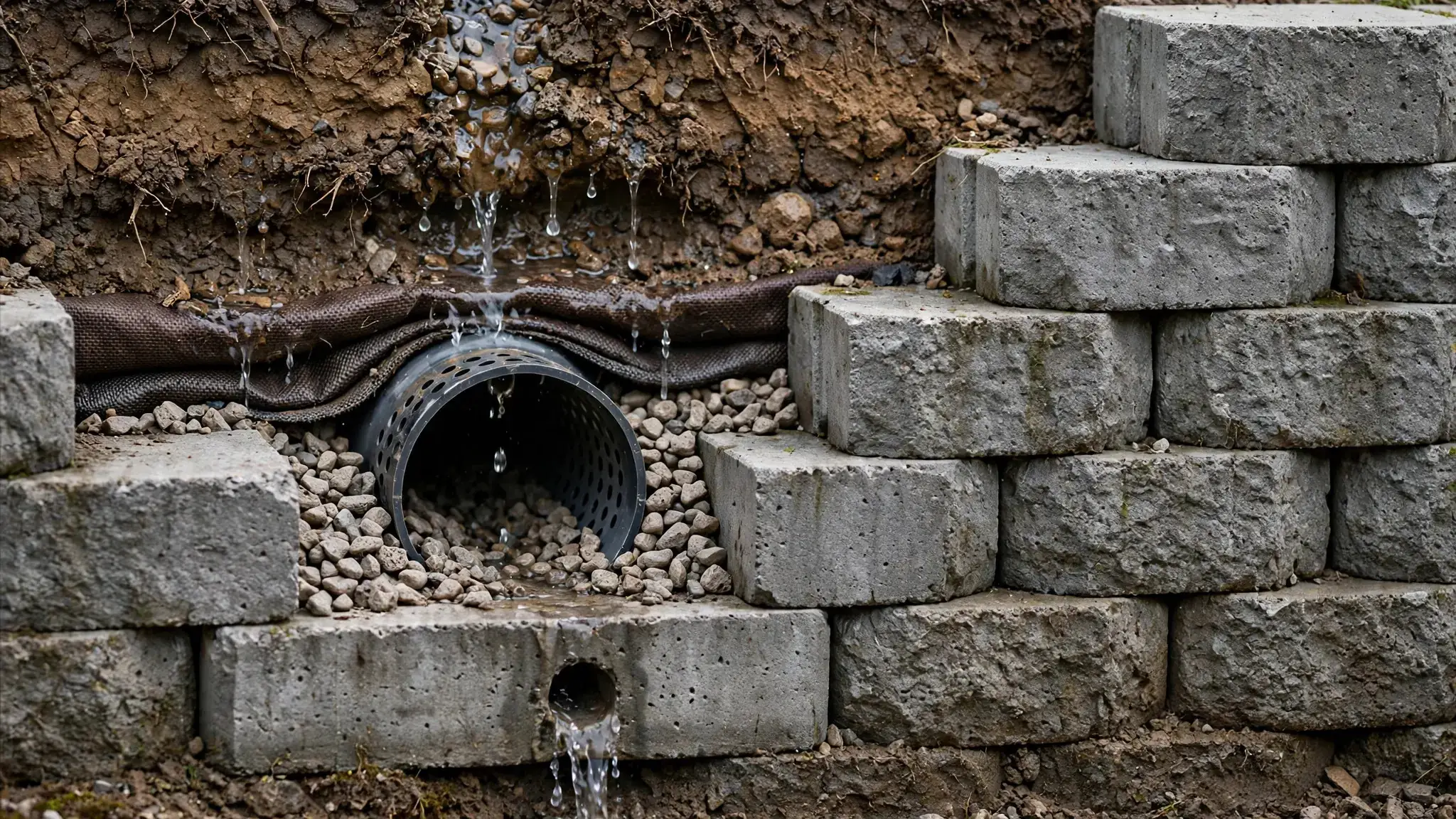 Retaining Wall Drainage Explained — Tucson drain cleaning guide