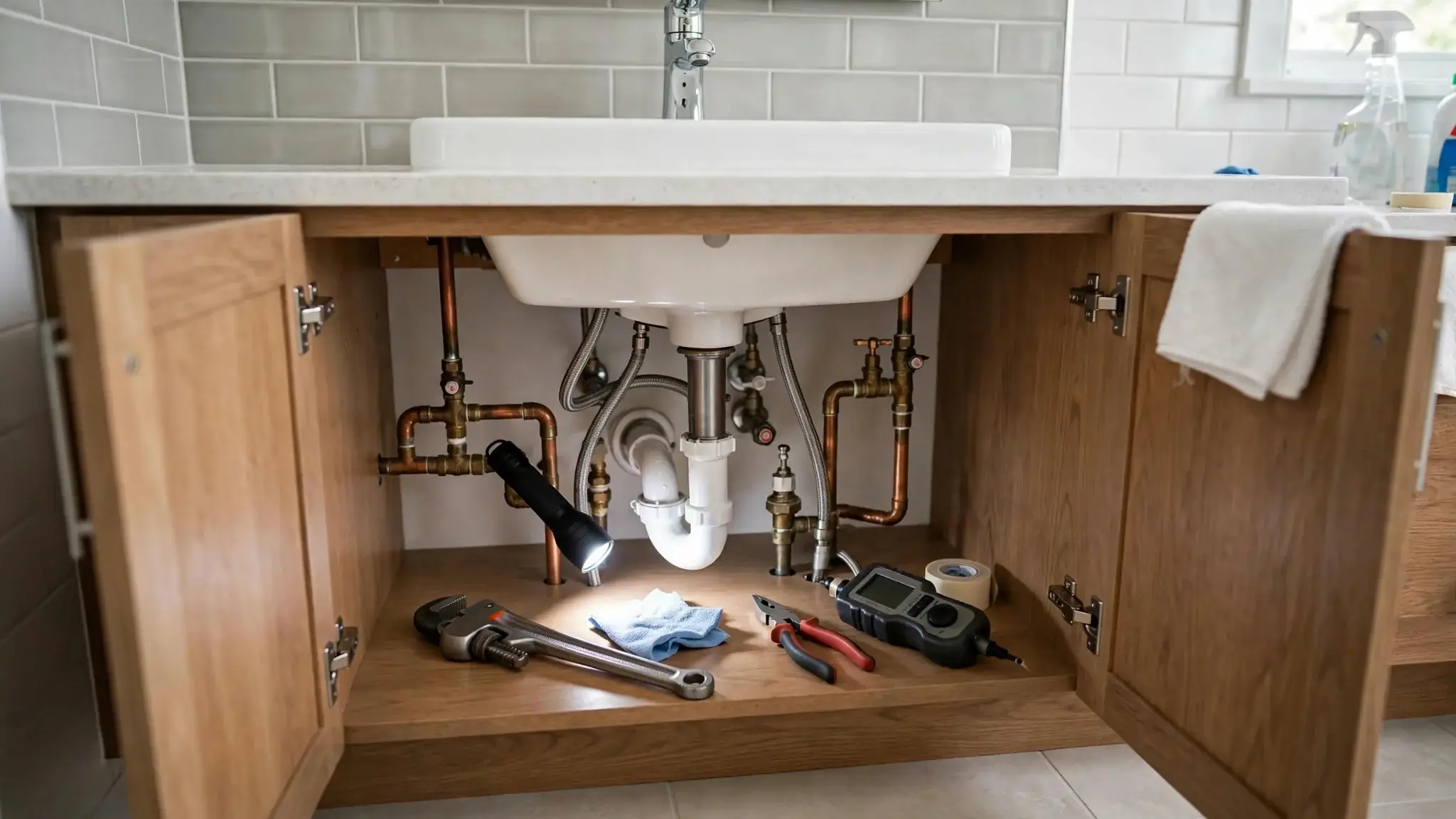 Several Bathroom Fixtures Backing Up At Once