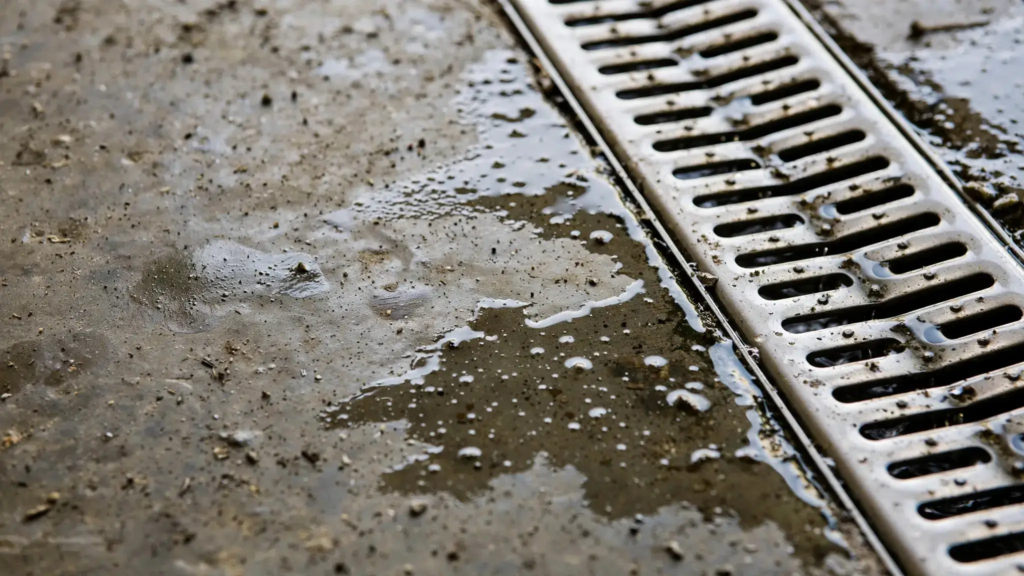 Wet Spots On Floors Near Drain Lines
